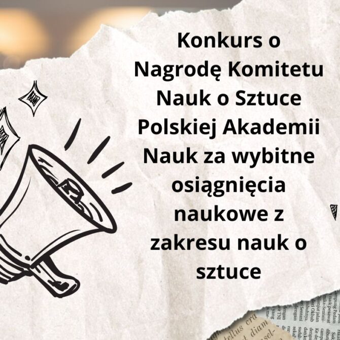 UCHWAŁA nr 1/2025 Komitetu Nauk o Sztuce PAN z dnia 10 października 2025 roku